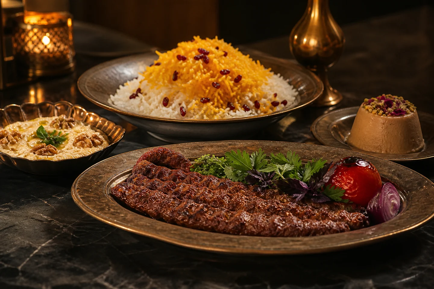 غذای ایرانی در قالب روشن Persian Dining Premium
